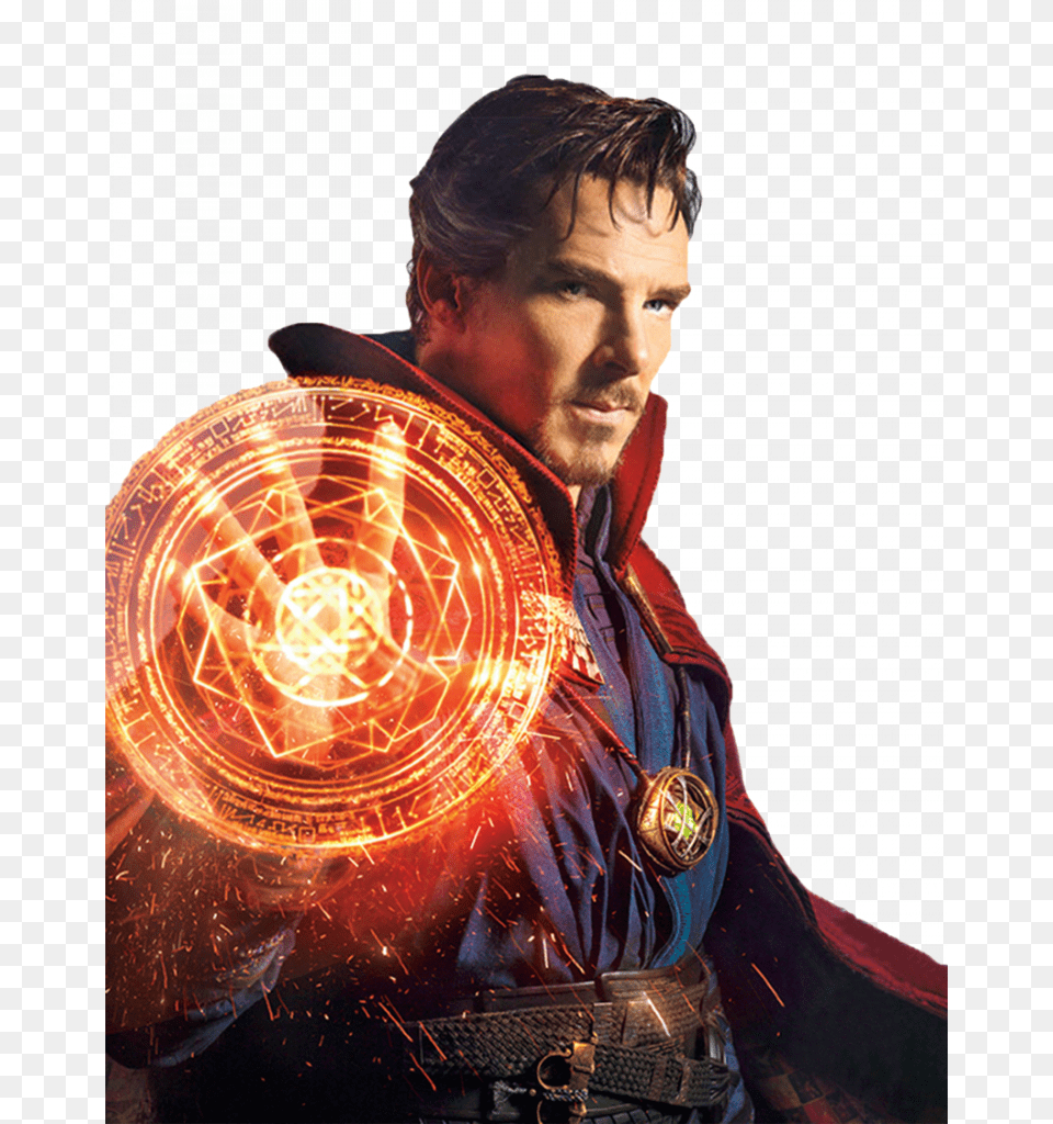 Doctor Strange Dress Dr Strange Doing Magic, Adult, Face, Head, Male Free Transparent Png