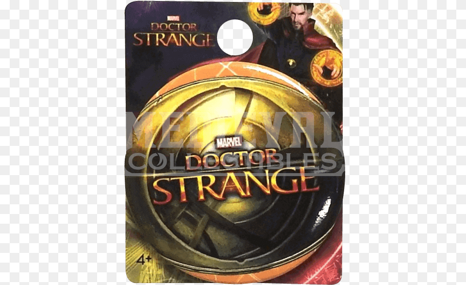 Doctor Strange Movie Logo Button Pin, Book, Publication, Adult, Male Free Png Download