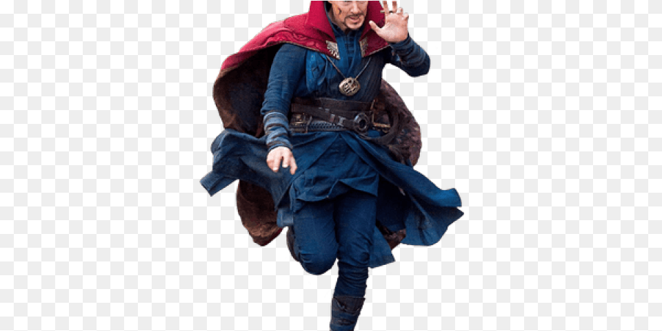 Doctor Strange Transparent Background, Clothing, Coat, Costume, Person Png