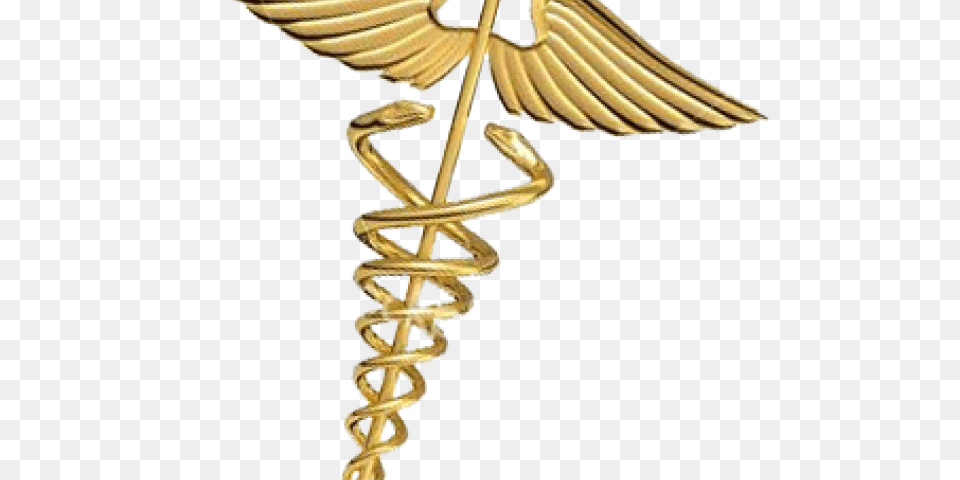 Doctor Symbol Caduceus Images, Accessories, Gold, Jewelry Free Png Download