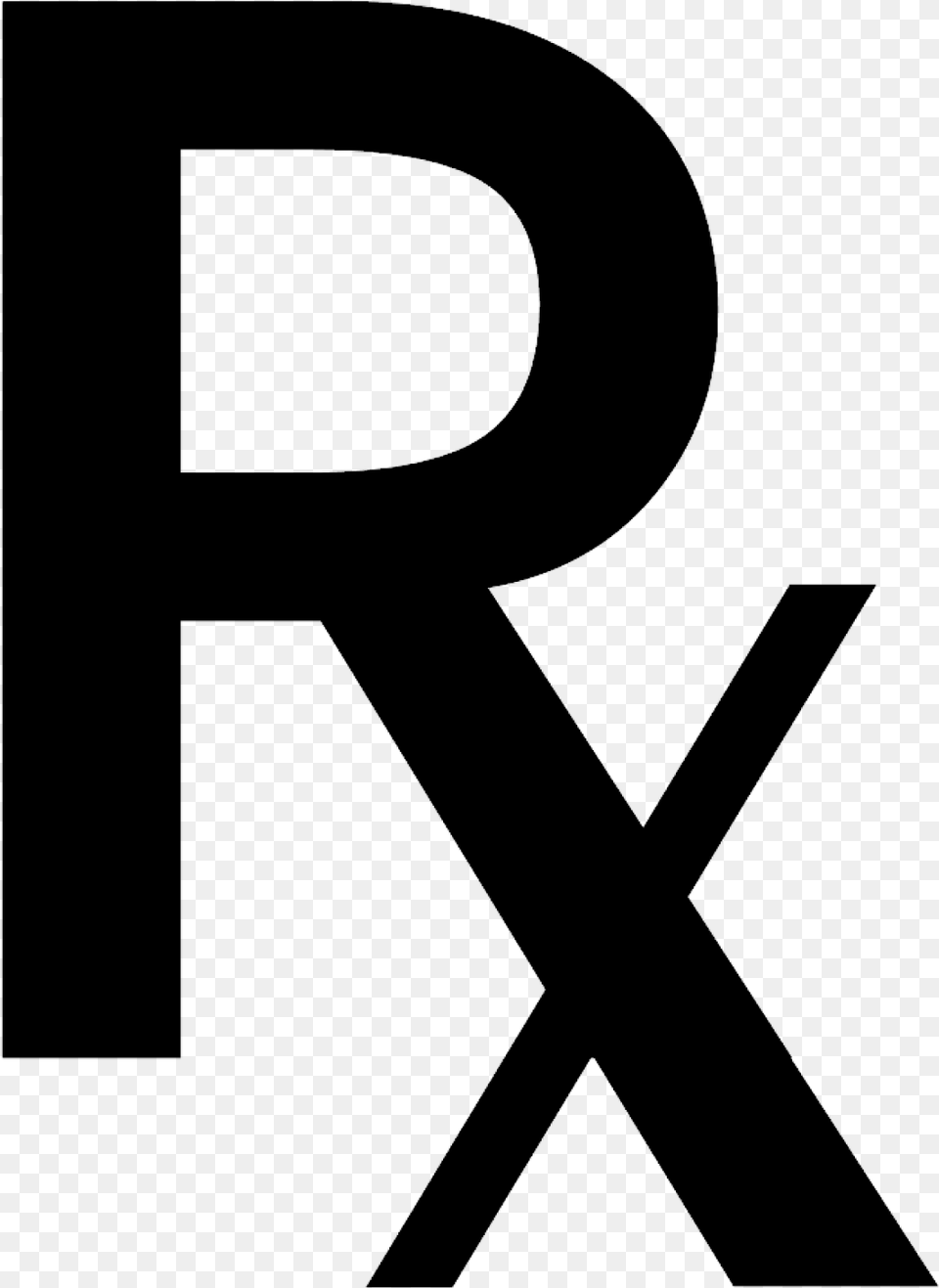 Doctor Symbol Clipart Prescription Prescription Symbol, Gray Free Transparent Png