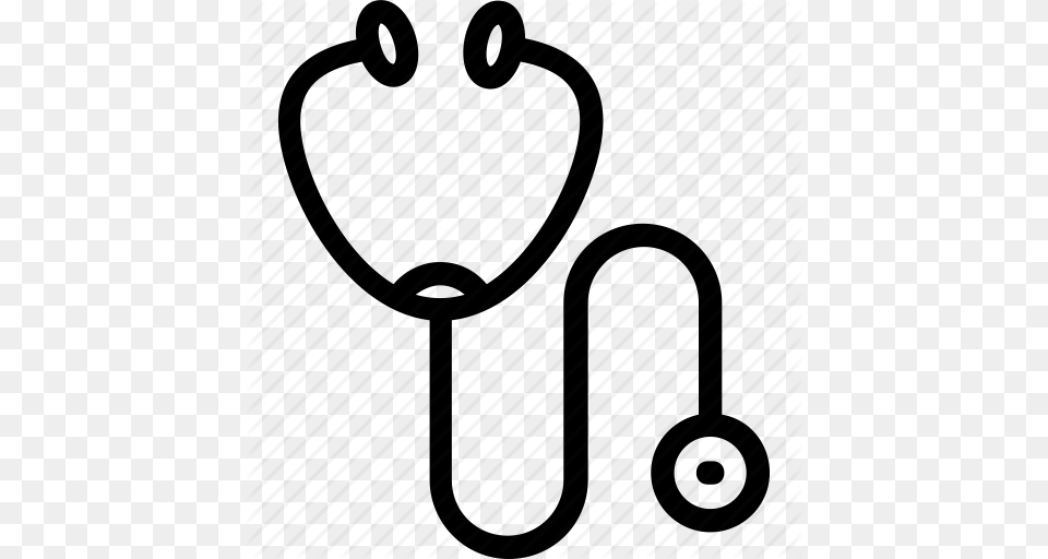 Doctor Tool Hospital Medical Phonendoscope Stethoscope Icon, Cutlery Free Png Download