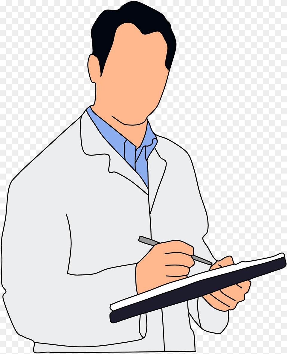 Doctor Truth Telling Clipart, Lab Coat, Clothing, Coat, Person Png