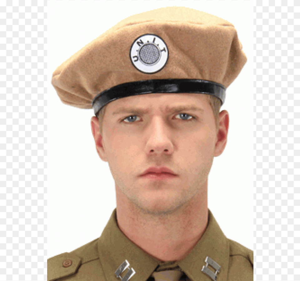 Doctor Who Classic Unit Military Beret Red Hat In Adult Doctor Who Unit Classic Beret One Size Fits All Brown, Male, Man, Person, Face Free Transparent Png