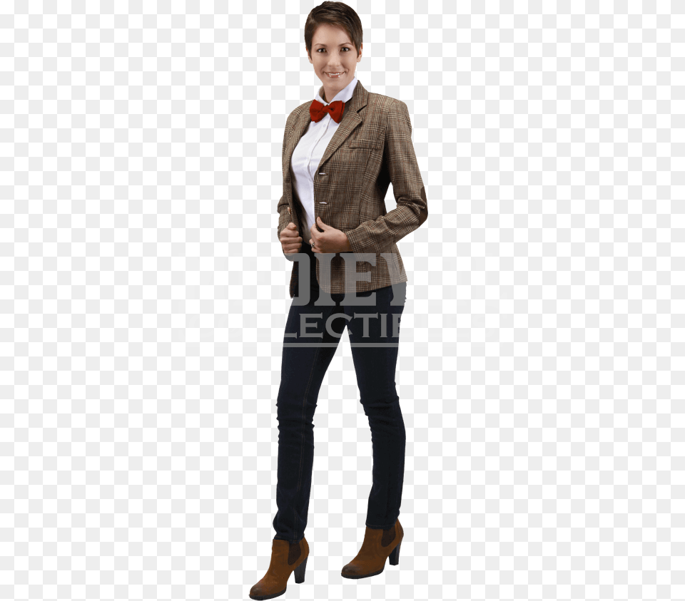 Doctor Who Eleventh Doctor Womens Jacket Doctor Who Matt Smithpng, Accessories, Tie, Blazer, Clothing Png