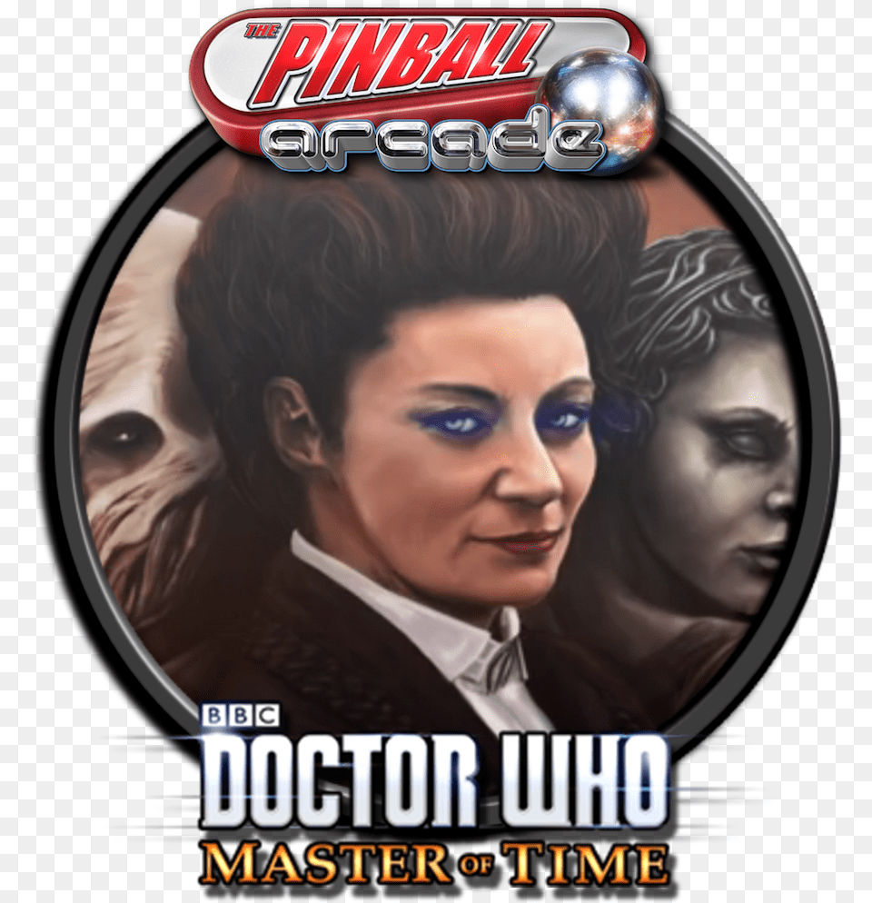 Doctor Who Master Of Time Pba V2 Dr Who Master Of Time Pinball Logo, Adult, Person, Female, Woman Png Image