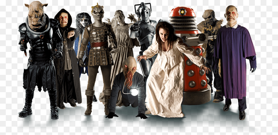 Doctor Who Monsters, Clothing, Costume, Person, Adult Free Png Download