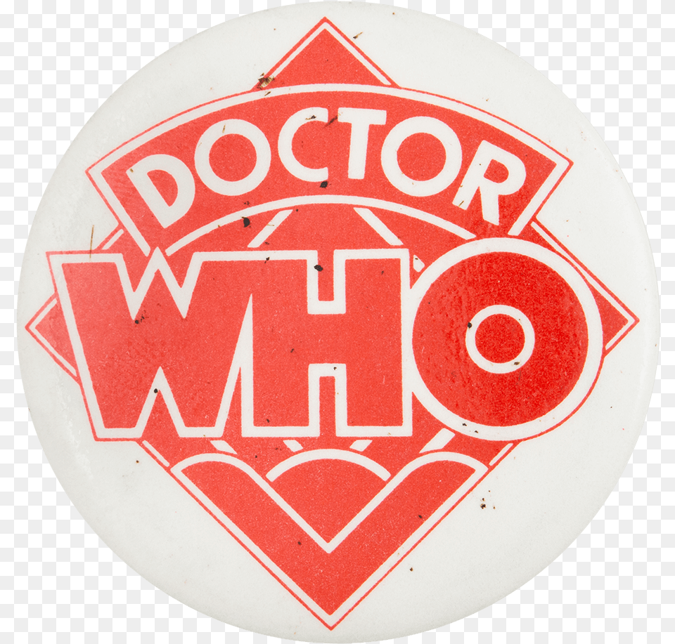 Doctor Who Red Entertainment Button Museum Doctor, Badge, Logo, Symbol, Road Sign Png