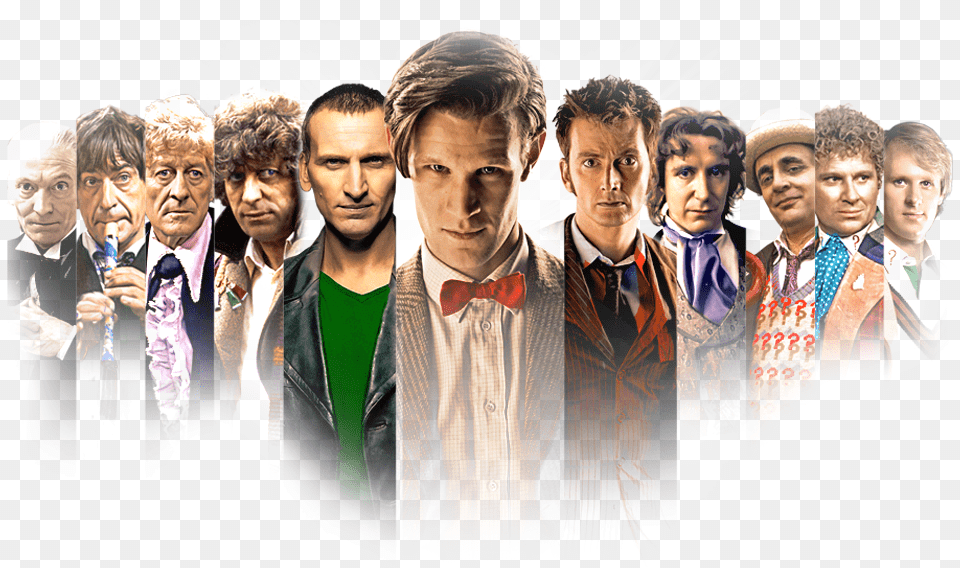 Doctor Who S 50th Anniversary 1963 2013 All Doctor Whos, Accessories, Person, People, Tie Png