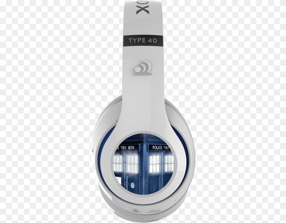 Doctor Who Tardis Bluetooth Headphones Doctor Who Headphones, Electronics Free Transparent Png