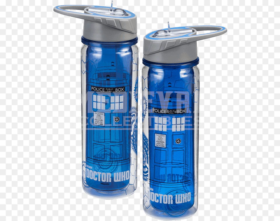 Doctor Who Tardis Tritan Water Bottle Doctor Who Tardis Shaped Tin Tote, Water Bottle, Shaker Png Image