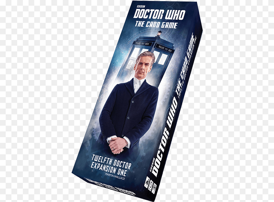 Doctor Who The Card Game Twelfth Doctor Gentleman, Advertisement, Publication, Poster, Male Free Png Download