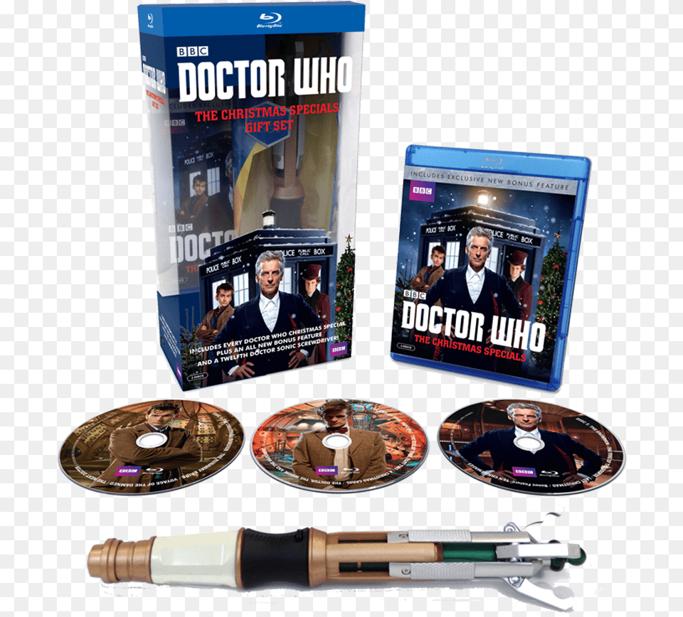 Doctor Who The Christmas Specials Gift Set, Adult, Person, Man, Male Free Png Download