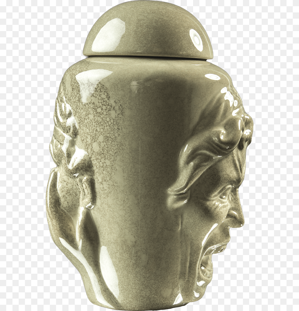 Doctor Who Weeping Angel Ceramic Cookie Jar Urn Bronze Sculpture, Art, Pottery, Porcelain, Person Png