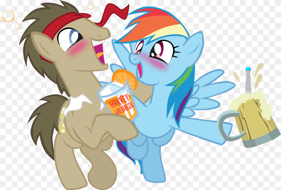 Doctor Whooves And Rainbow Dash Free Png Download