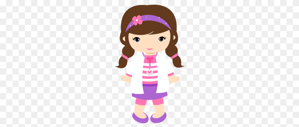 Doctor With Light Brown Hair Dolls Clip Art Dolls, Baby, Person, Face, Head Free Transparent Png