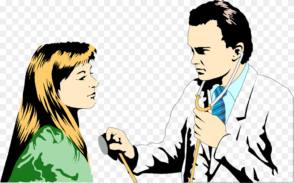 Doctor With Patient Clipart The Cliparts Databases, Adult, Female, Person, Woman Free Png Download