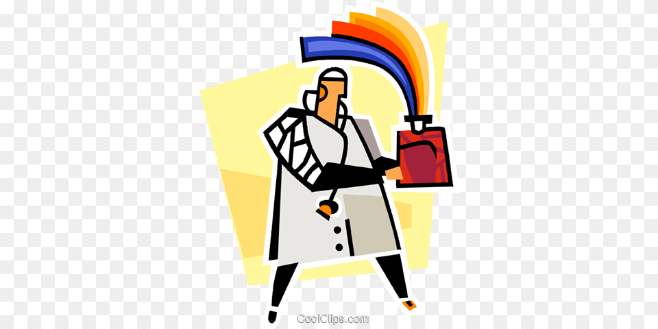 Doctor With Plasma Bottle The Gift Of Li Royalty Vector Clip, People, Person, Bag, Clothing Free Transparent Png