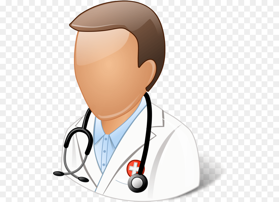 Doctor With Stethoscope Clipart, Clothing, Coat, Lab Coat, Adult Free Png