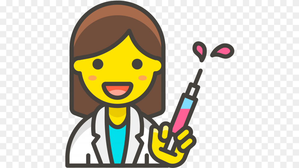 Doctor Woman Emoji Emoji Chef, Clothing, Coat, Face, Head Free Transparent Png