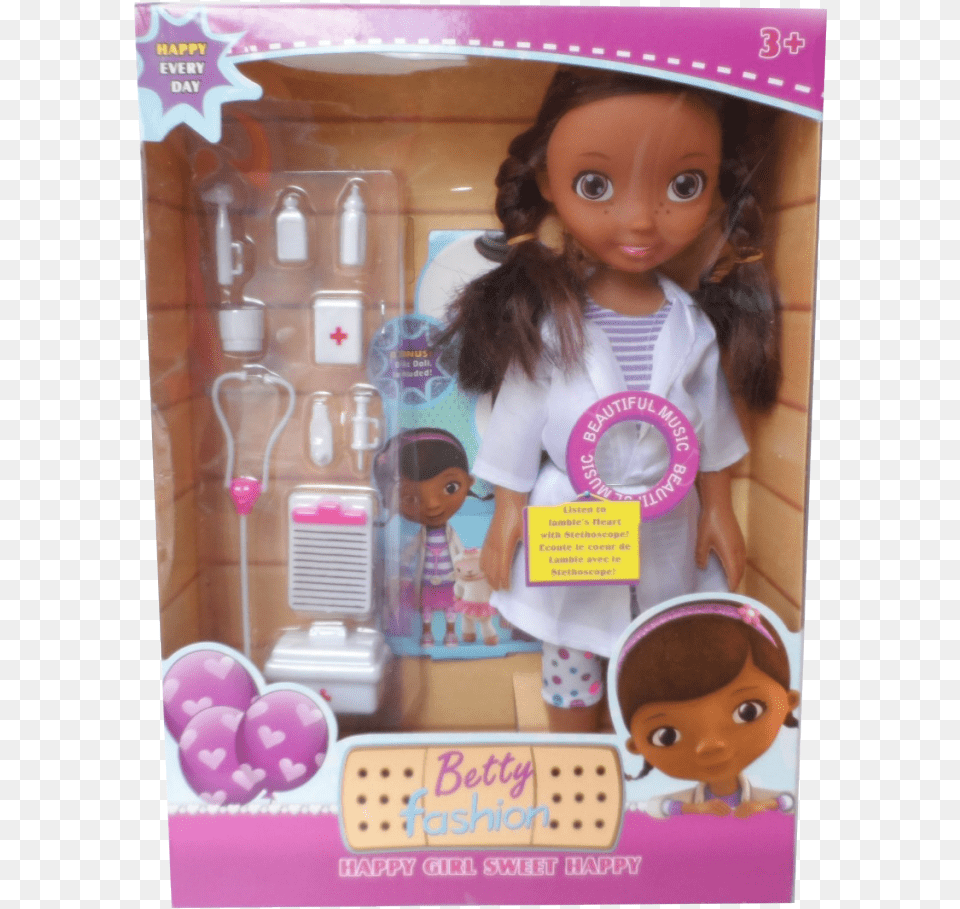 Doctora Juguetes Betty Barbie, Doll, Toy, Face, Head Png Image