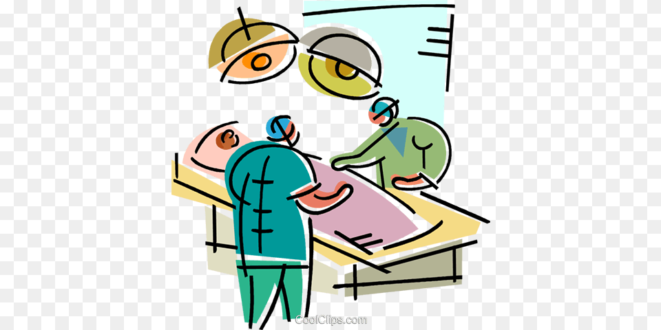 Doctors In Surgery Royalty Free Vector Clip Art Illustration, Architecture, Building, Clinic, Doctor Png