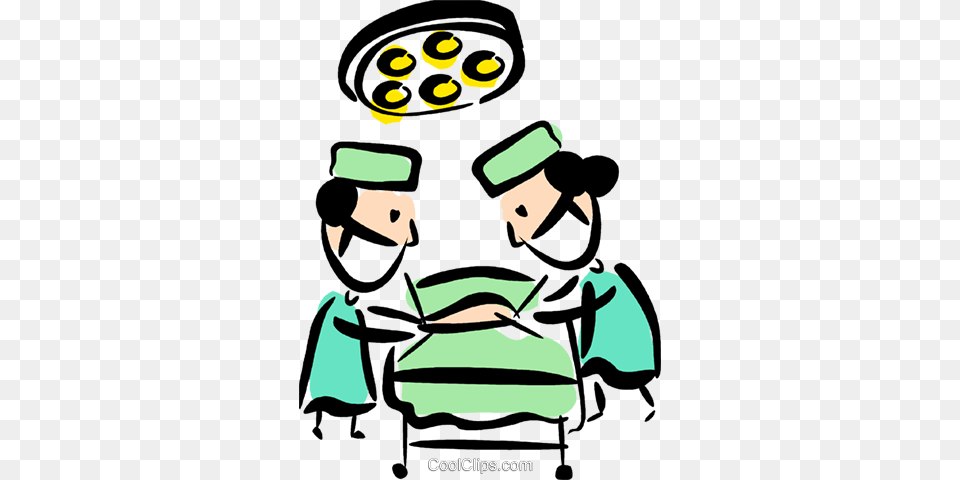 Doctors In Surgery Royalty Free Vector Clip Art Illustration, Architecture, Building, Clinic, Doctor Png Image