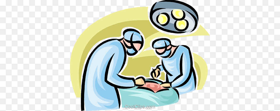 Doctors In Surgery Royalty Vector Clip Art Illustration, Person, Operating Theatre, Medical Procedure, Indoors Free Png Download