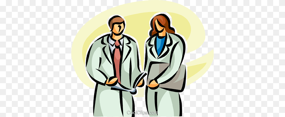 Doctors Royalty Vector Clip Art Illustration, Clothing, Coat, Lab Coat, Person Free Transparent Png