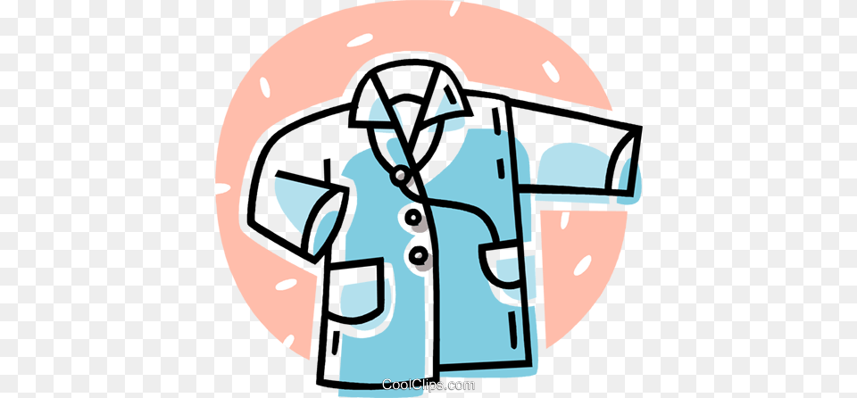 Doctors Shirt With A Stethoscope Royalty Vector Clip Art, Clothing, Coat Free Png Download