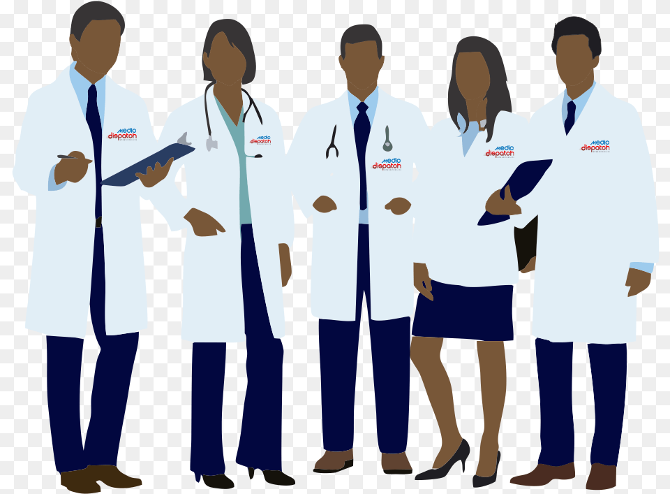 Doctors Vector Official, Coat, Lab Coat, Clothing, Man Png Image