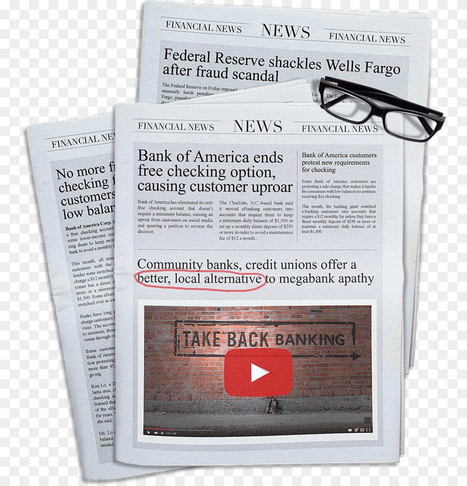 Document, Newspaper, Text, Accessories, Glasses Png Image
