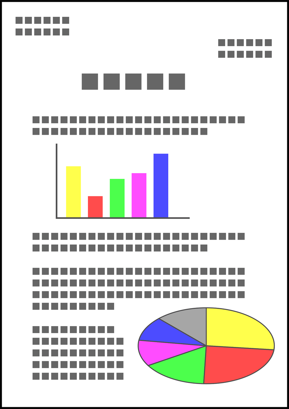 Document Clipart, Chart Png