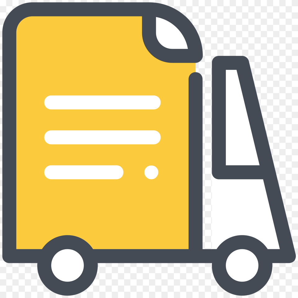 Document Delivery Icon, Moving Van, Transportation, Van, Vehicle Free Transparent Png