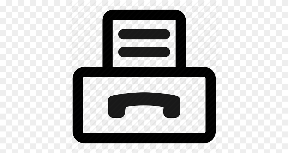 Document Efax Fax Incoming Machine Outgoing Icon, Bag, Architecture, Building, Briefcase Free Png Download