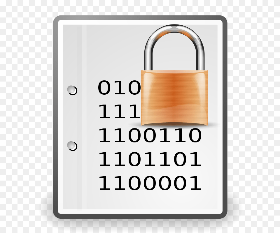 Document Encrypted Orange Png Image