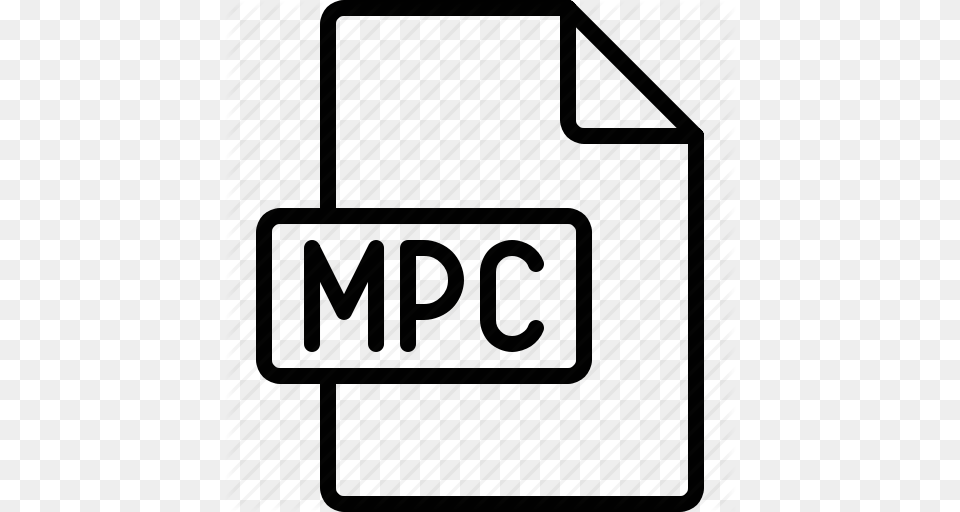 Document Extension File Format Mpc Icon, Symbol, Text Png Image