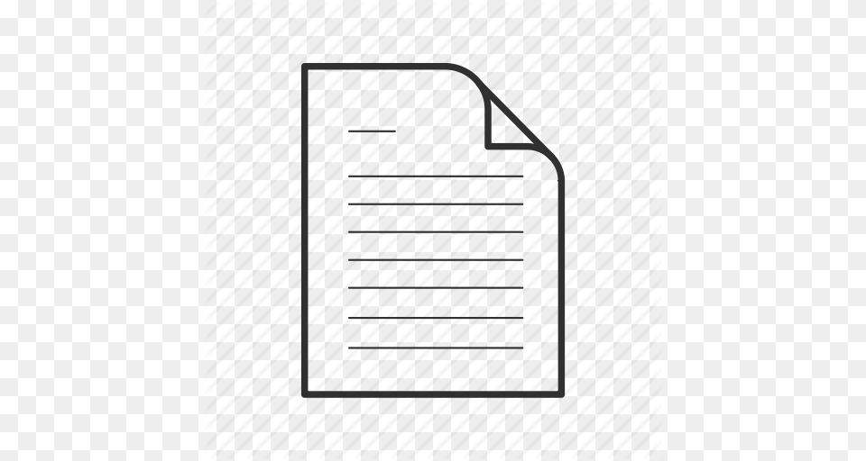 Document File Letter Paper Paper Emoji Piece Of Paper Text Icon, Gate Free Transparent Png
