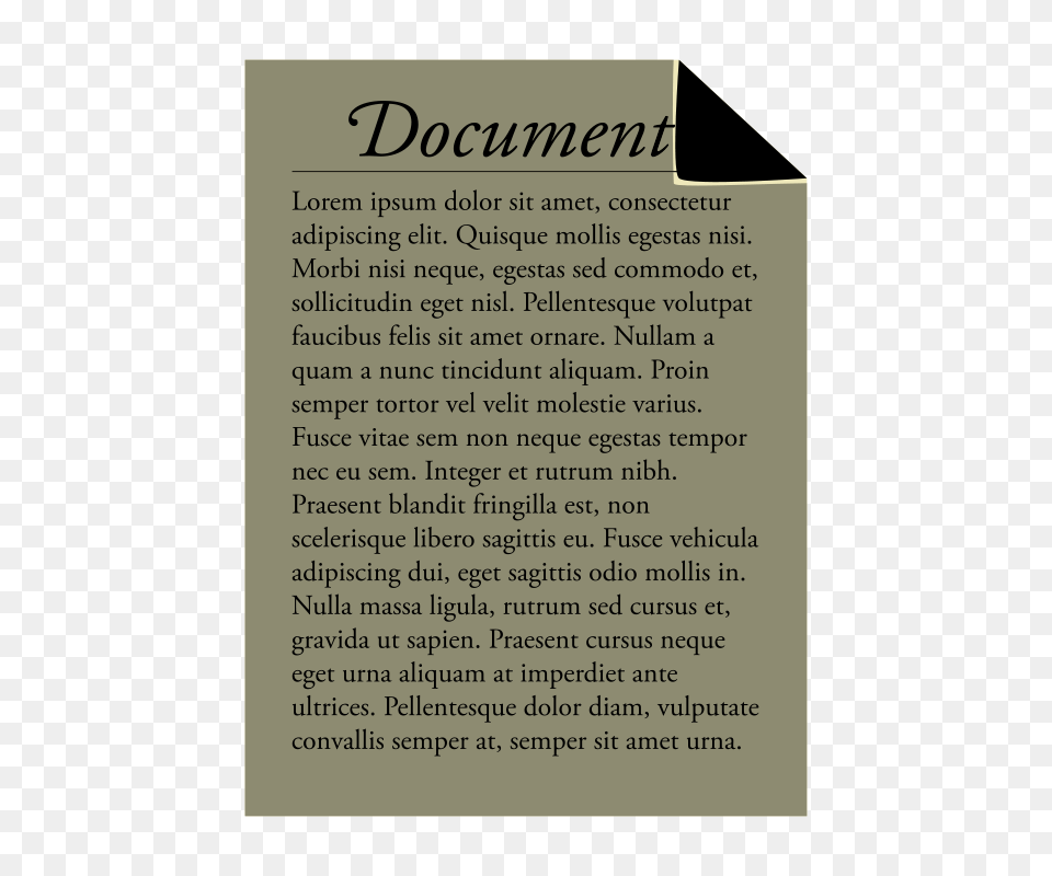 Document Icon, Page, Text, Advertisement, Poster Free Png