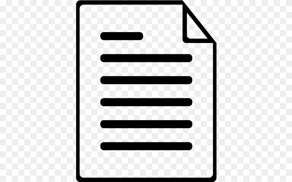 Document Icon, Gray Free Transparent Png