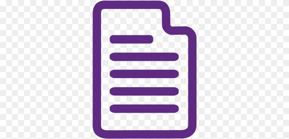 Document Icon Purple, Blackboard Free Png Download