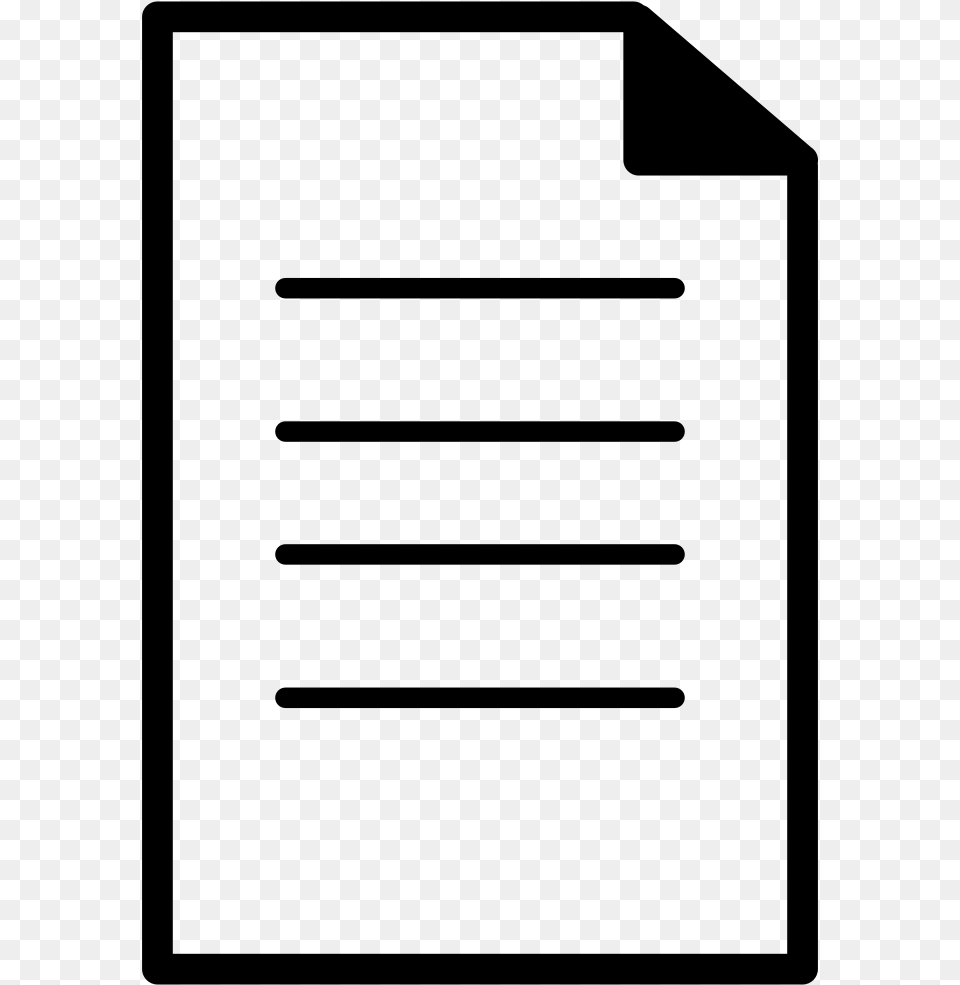 Document Icon Svg, Gray Free Png
