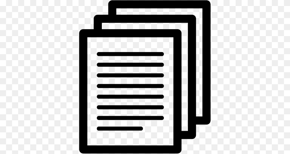 Document Icons, Page, Text, Mailbox Png Image