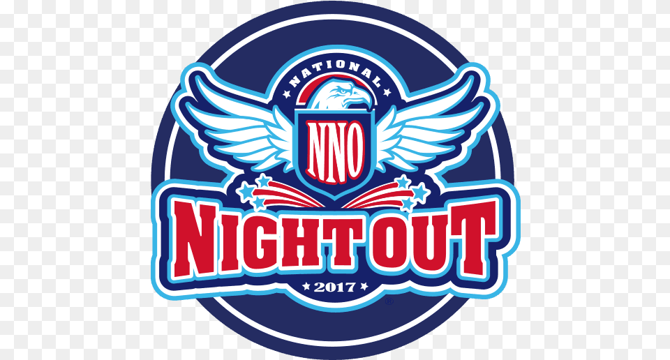 Document National Night Out Against Crime 2017, Emblem, Logo, Symbol, Badge Png Image