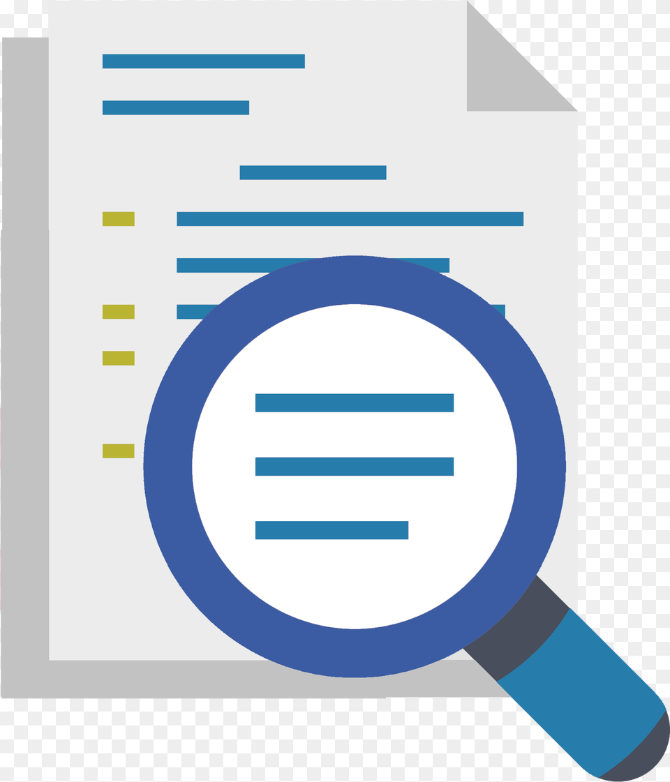 Document Search Icon, Magnifying, Mailbox Free Png Download