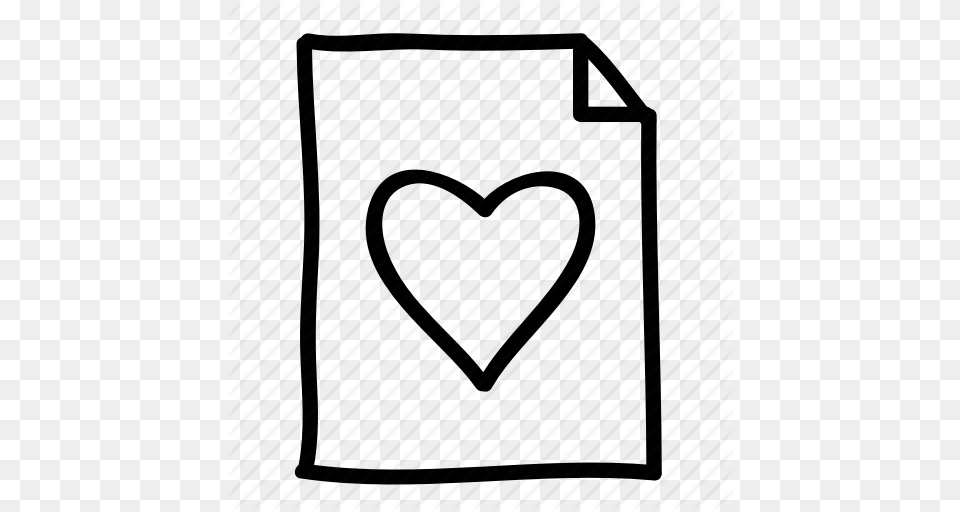 Documents Favorites Files Handdrawn Heart Pages Sheets Icon Free Png Download