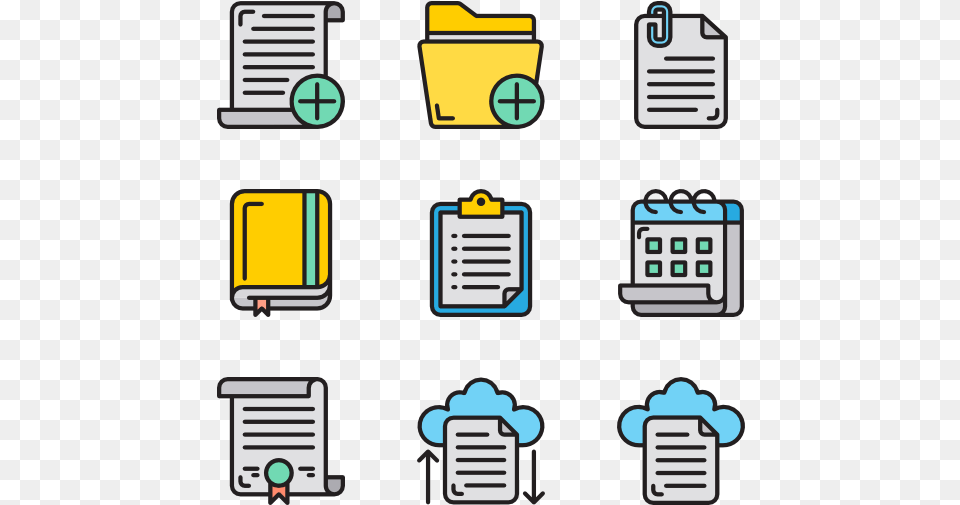 Documents Icon, Text Free Png Download