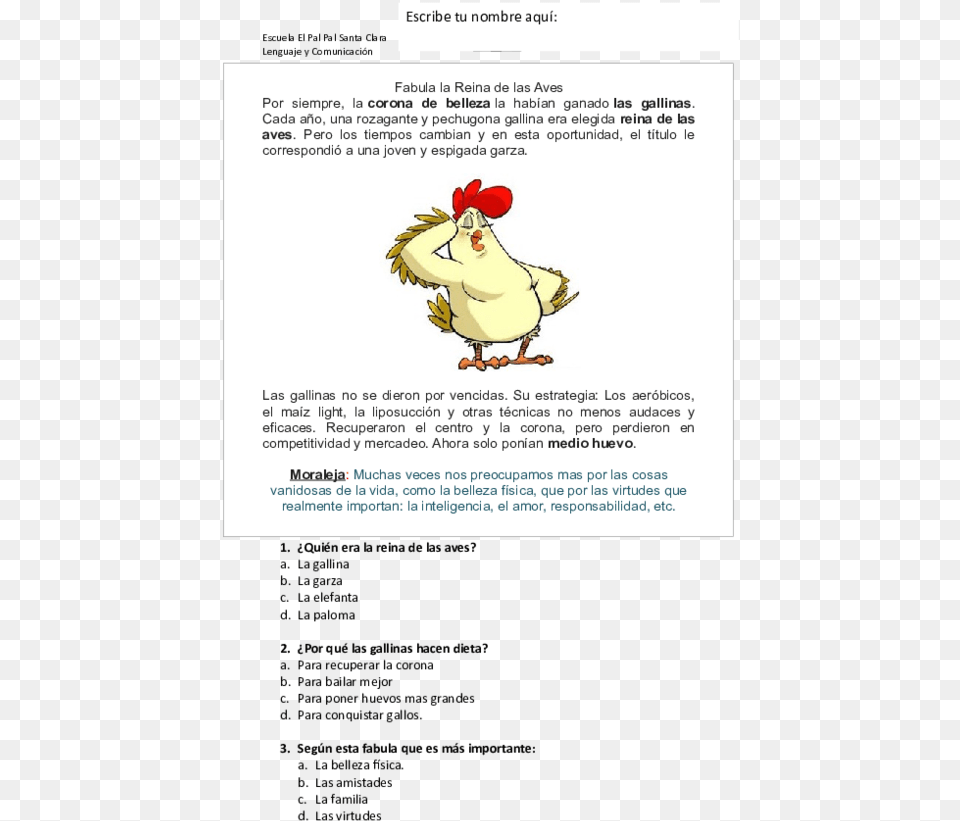 Docx Cartoon, Animal, Bird, Chicken, Fowl Free Png
