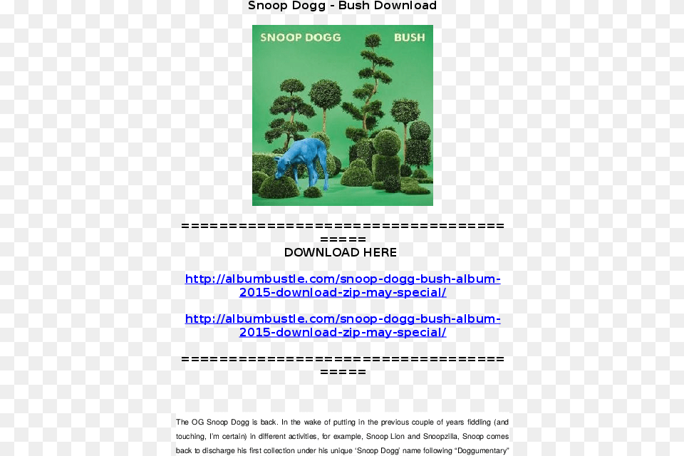 Docx Snoop Dogg Bush, Plant, Tree, Vegetation, Advertisement Png