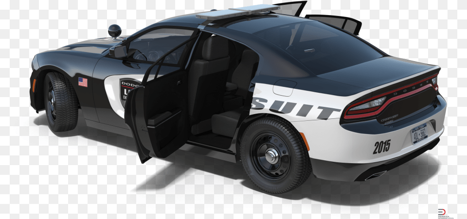 Dodge Charger Police Car Rigged Royalty 3d Model Rigged Car 3d Models, Police Car, Vehicle, Transportation, Wheel Png Image